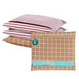 Kuber Industries Brown Set of 4 Regular Multi-Utility Organisers-0