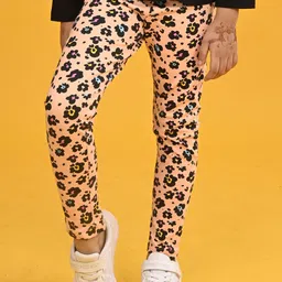 Anthrilo Girls Printed Ankle-Length Leggings-16