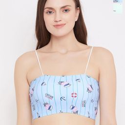 SECRETS BY ZEROKAATA Pack of 3 Assorted Printed Lightly Padded Bralettes-image-4