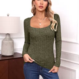 StyleCast x Revolte Women Raw Edge T-shirt-image-85