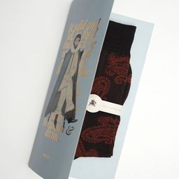 Theater Men Patterned Cotton Calf Length Socks-52