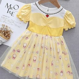 LULU & SKY Flared Sleeve Fit & Flare Dress-image-43