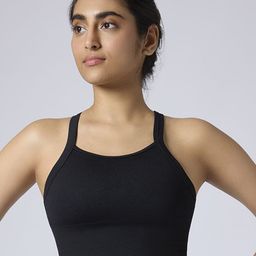 FEIER Women Full Coverage Removable Padding Non-Wired Anti Bacterial Workout Bra-14