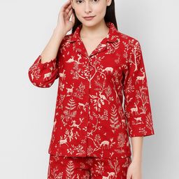 Ms.Lingies Women Printed Night suit-image-5