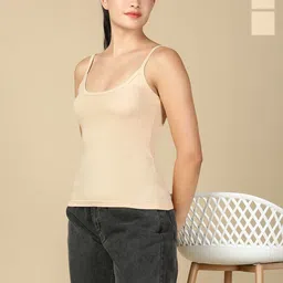 Lux Cozi Set Of 3 Cotton Non Padded Camisoles-image-76