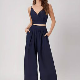 Stylecast X Kotty V-Neck Top With Palazzos Co-Ords-image-96