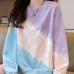 StyleCast x Revolte Women Colourblocked Round Neck Sweatshirt-picture-45
