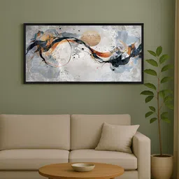 999Store Grey & Black 1 Piece Canvas Other Wall Paintings-image-59