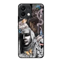 QRIOH Quirky Printed Oppo K13 5G Back Glass Case Mobile Accessories-image-81