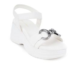 Mast & Harbour Textured Party Wedge Sandals-24