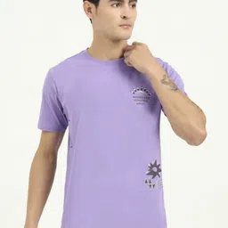 Greenfibre Graphic Printed Pure Cotton Slim Fit T-shirt-image-95