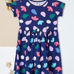 max Girls Polka Dot Print A-Line Dress-picture-6