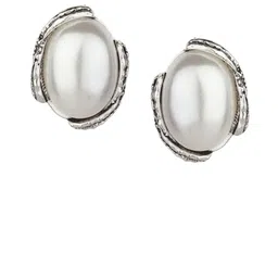 FirstBlush Cubic Zirconia Studded Circular Studs-image-18