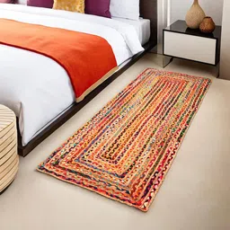 Kuber Industries Yellow & Black Striped Anti Slip Bed Runners-31
