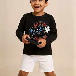 TALES & STORIES Boys Cotton Printed Regular Fit Full Sleeve T-shirt-picture-15