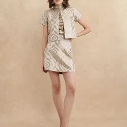 RAREISM Women Floral Cotton Crop Tailored Jacket-picture-24