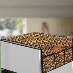The Furnishing Tree Yellow Plastic Refrigerator Cover-image-47