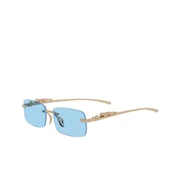DEXENT COLLECTION Unisex Rectangle with UV Protected Lens Sunglasses Mc Stan Blue-5