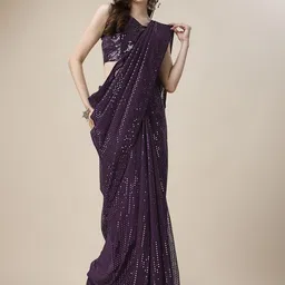 Moda Rapido Embellished Sequinned Pure Georgette Saree-picture-26