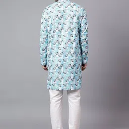 Yugnik Men Regular Thread Work Kurta with Pyjamas image 5