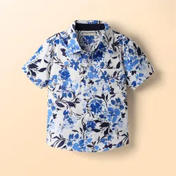 CrayonFlakes Boys Floral Printed Casual Shirt-image-77
