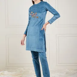 STADO Embroidered Tunic & Trouser  Co-ord Set image 5