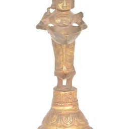 Indianshelf Textured Lady Holding Diya-image-18