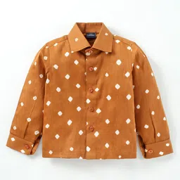 JAV CREATIONS Boys Classic Polka DotPrinted Casual Shirt-27