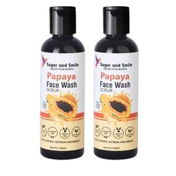 SUGER AND SMILE Set Of 2 Deep Cleansing Papaya Face Wash - 100 ml Each-image-14