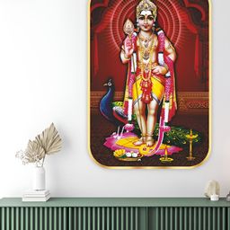 SAF Red & Blue 1 Piece Canvas Other Wall Paintings-37