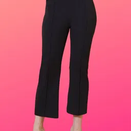 Kasendra Women Solid Regular Fit Trousers-image-95