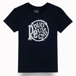 Palm Tree Boys Typography Printed Applique T-shirt-picture-51