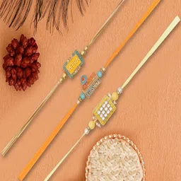 UNIVERSITY TRENDZ 4-Pcs Rakhi & Roli Chawal-57