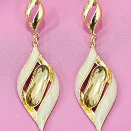 VAGHBHATT Contemporary Drop Earrings-image-9