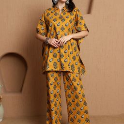 Sangria Printed Tunic & Trouser Co-Ord Set-picture-13