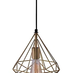 KINIS Gold-Toned & Black Quirky Metal Ceiling Lamp-33