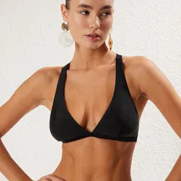 Trendyol V-Neck Swim Bikini Bra-image-73