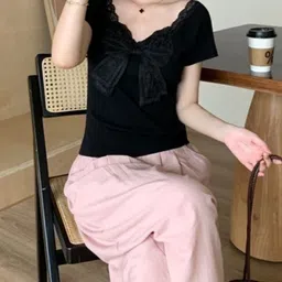 KPOP Women V-Neck Top-picture-33