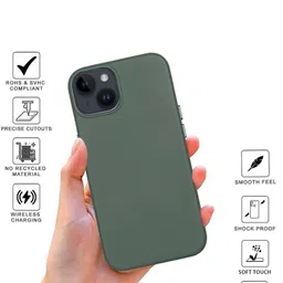 SPRIG Solid Printed iPhone 14 Plus Back Case Mobile Accessories image 3