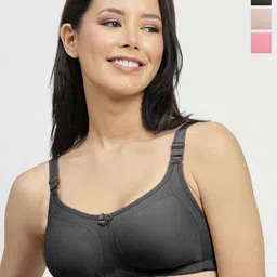 SHYAM SONS FLAIR Pack of 3 Full Coverage Seamless Minimizer Bra-picture-11