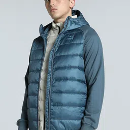 Puma Men CLASSICS Solid Hooded Padded Jacket-52