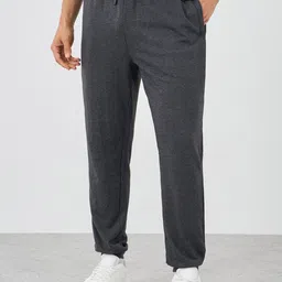 Styli Men Slim Fit Rib Cuffed Core Joggers-picture-45