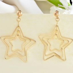 SUNBURST Contemporary Drop Earrings-17