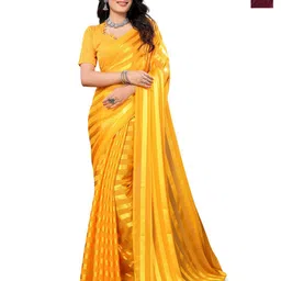 Moda Rapido Set of 2 Striped Satin Sarees-image-93