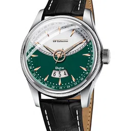 DOUBLERUN Men Dial & Leather Straps Analogue Multi Function Watch H05N9021 image 2