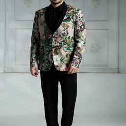 Rivaar By Rocky Star Men Printed Single Breasted Blazer-picture-21