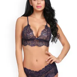 NIMRA FASHION Self Design Non-Wired Full Coverage Sleeveless Lingerie Set-picture-9