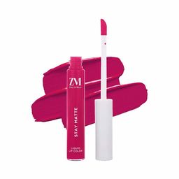 ZM Zayn & Myza Stay Matte Transfer Proof Long Lasting Lip Colour - 6 ml - Pink Fling-image-59