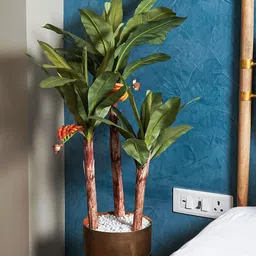 THE ARTMENT Green 1 Pieces Palm Artificial Plant With Pot-image-25