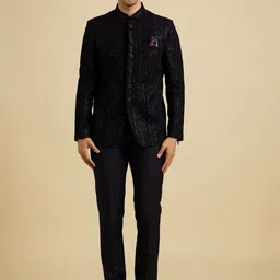 Manyavar Slim-Fit Single-Breasted Two-Piece Suit-picture-13